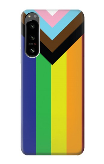 W3846 Pride Flag LGBT Funda Carcasa Case y Caso Del Tirón Funda para Sony Xperia 5 IV