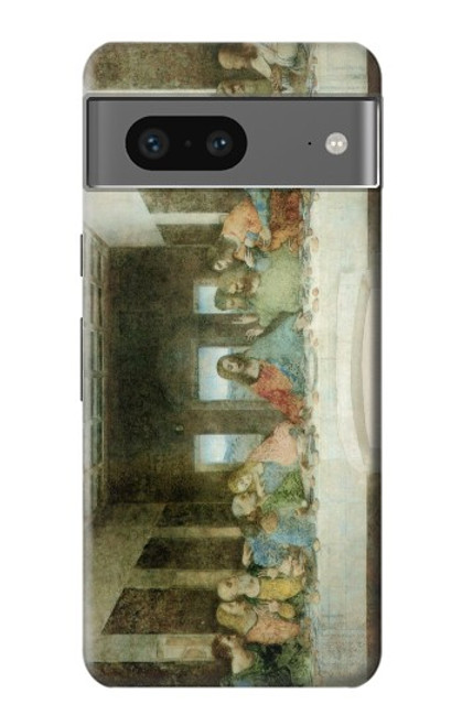 W0173 Leonardo DaVinci The Last Supper Funda Carcasa Case y Caso Del Tirón Funda para Google Pixel 7