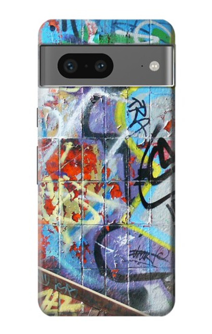 W0588 Wall Graffiti Funda Carcasa Case y Caso Del Tirón Funda para Google Pixel 7