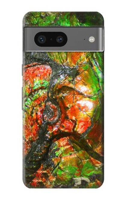 W2694 Ammonite Fossil Funda Carcasa Case y Caso Del Tirón Funda para Google Pixel 7