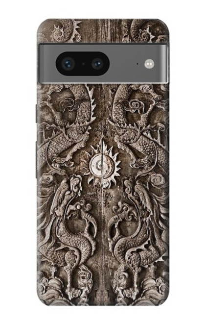 W3395 Dragon Door Funda Carcasa Case y Caso Del Tirón Funda para Google Pixel 7