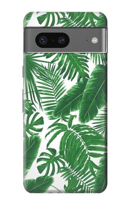 W3457 Paper Palm Monstera Funda Carcasa Case y Caso Del Tirón Funda para Google Pixel 7