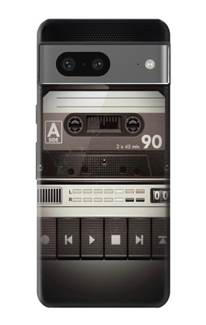 W3501 Vintage Cassette Player Funda Carcasa Case y Caso Del Tirón Funda para Google Pixel 7