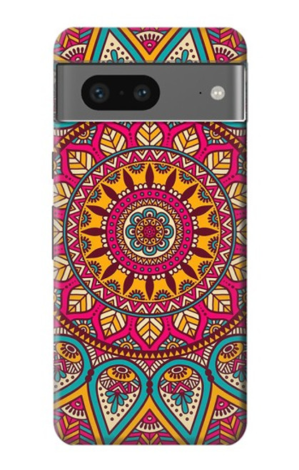 W3694 Hippie Art Pattern Funda Carcasa Case y Caso Del Tirón Funda para Google Pixel 7