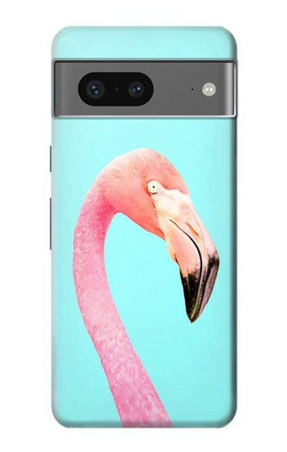 W3708 Pink Flamingo Funda Carcasa Case y Caso Del Tirón Funda para Google Pixel 7