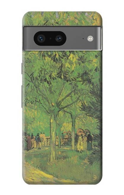W3748 Van Gogh A Lane in a Public Garden Funda Carcasa Case y Caso Del Tirón Funda para Google Pixel 7