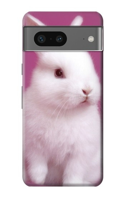 W3870 Cute Baby Bunny Funda Carcasa Case y Caso Del Tirón Funda para Google Pixel 7