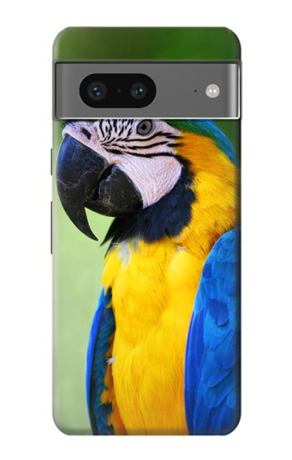 W3888 Macaw Face Bird Funda Carcasa Case y Caso Del Tirón Funda para Google Pixel 7