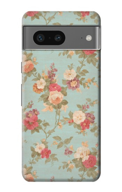 W3910 Vintage Rose Funda Carcasa Case y Caso Del Tirón Funda para Google Pixel 7