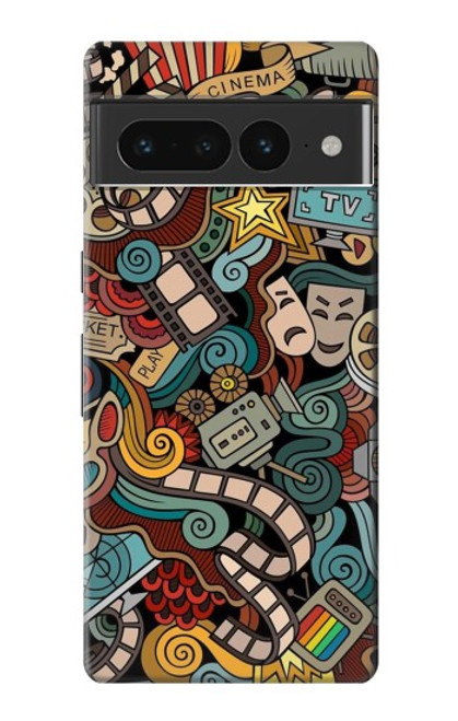 W3480 Movie Acting Entertainment Funda Carcasa Case y Caso Del Tirón Funda para Google Pixel 7 Pro