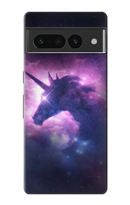 W3538 Unicorn Galaxy Funda Carcasa Case y Caso Del Tirón Funda para Google Pixel 7 Pro