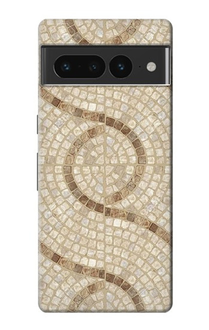 W3703 Mosaic Tiles Funda Carcasa Case y Caso Del Tirón Funda para Google Pixel 7 Pro