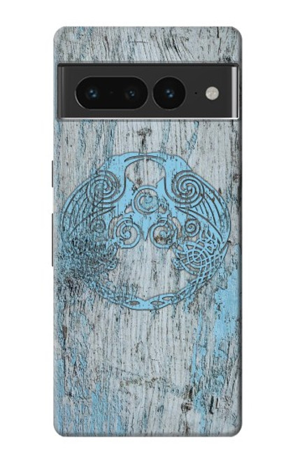 W3829 Huginn And Muninn Twin Ravens Norse Funda Carcasa Case y Caso Del Tirón Funda para Google Pixel 7 Pro