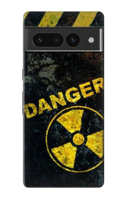 W3891 Nuclear Hazard Danger Funda Carcasa Case y Caso Del Tirón Funda para Google Pixel 7 Pro
