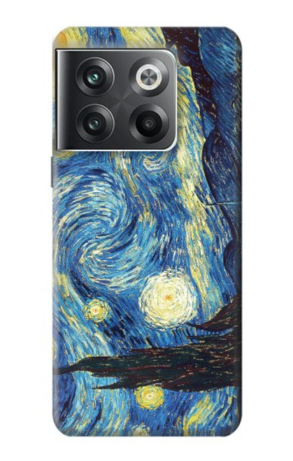 W0213 Van Gogh Starry Nights Funda Carcasa Case y Caso Del Tirón Funda para OnePlus Ace Pro