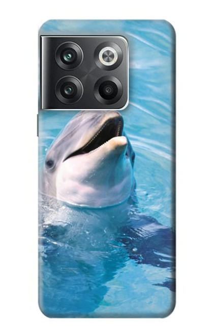 W1291 Dolphin Funda Carcasa Case y Caso Del Tirón Funda para OnePlus Ace Pro