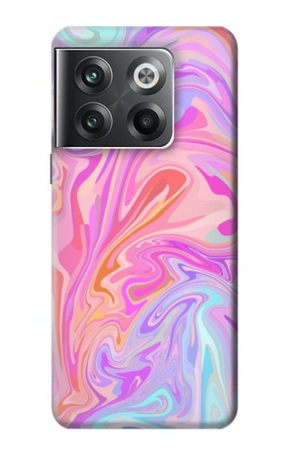 W3444 Digital Art Colorful Liquid Funda Carcasa Case y Caso Del Tirón Funda para OnePlus Ace Pro