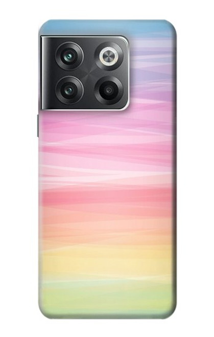 W3507 Colorful Rainbow Pastel Funda Carcasa Case y Caso Del Tirón Funda para OnePlus Ace Pro