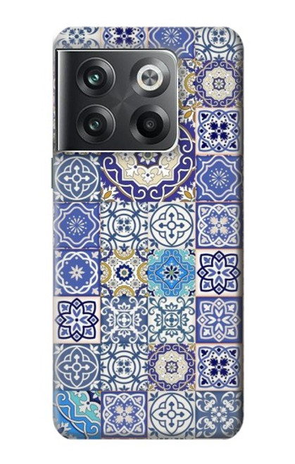 W3537 Moroccan Mosaic Pattern Funda Carcasa Case y Caso Del Tirón Funda para OnePlus Ace Pro