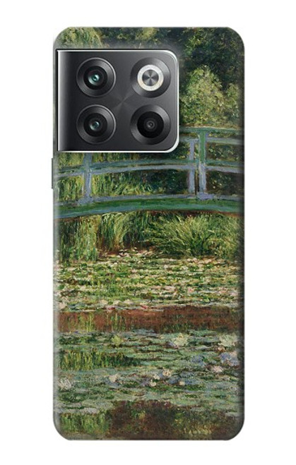 W3674 Claude Monet Footbridge and Water Lily Pool Funda Carcasa Case y Caso Del Tirón Funda para OnePlus Ace Pro