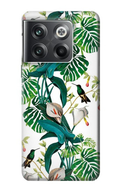 W3697 Leaf Life Birds Funda Carcasa Case y Caso Del Tirón Funda para OnePlus Ace Pro