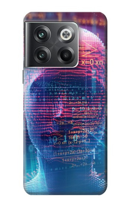 W3800 Digital Human Face Funda Carcasa Case y Caso Del Tirón Funda para OnePlus Ace Pro