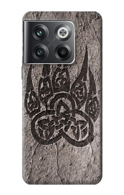 W3832 Viking Norse Bear Paw Berserkers Rock Funda Carcasa Case y Caso Del Tirón Funda para OnePlus Ace Pro