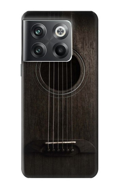 W3834 Old Woods Black Guitar Funda Carcasa Case y Caso Del Tirón Funda para OnePlus Ace Pro