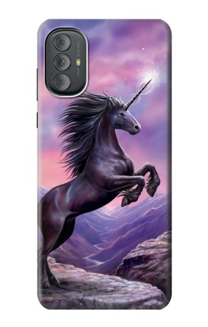 W1461 Unicorn Fantasy Horse Funda Carcasa Case y Caso Del Tirón Funda para Motorola Moto G Power 2022, G Play 2023