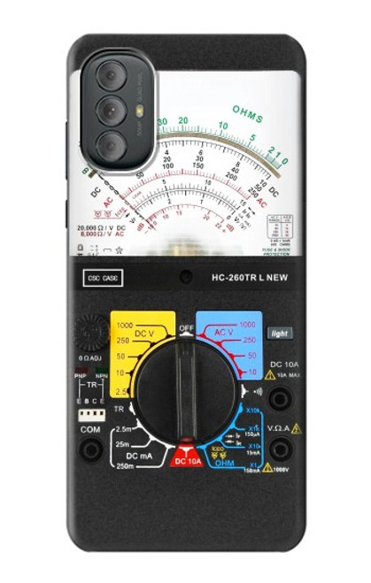 W2660 Analog Multimeter Graphic Printed Funda Carcasa Case y Caso Del Tirón Funda para Motorola Moto G Power 2022, G Play 2023