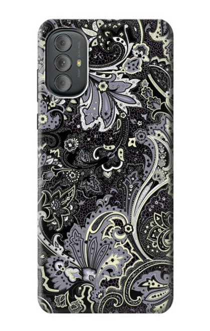 W3251 Batik Flower Pattern Funda Carcasa Case y Caso Del Tirón Funda para Motorola Moto G Power 2022, G Play 2023