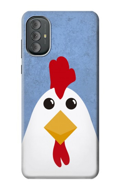 W3254 Chicken Cartoon Funda Carcasa Case y Caso Del Tirón Funda para Motorola Moto G Power 2022, G Play 2023