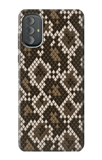 W3389 Seamless Snake Skin Pattern Graphic Funda Carcasa Case y Caso Del Tirón Funda para Motorola Moto G Power 2022, G Play 2023