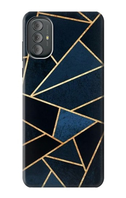 W3479 Navy Blue Graphic Art Funda Carcasa Case y Caso Del Tirón Funda para Motorola Moto G Power 2022, G Play 2023