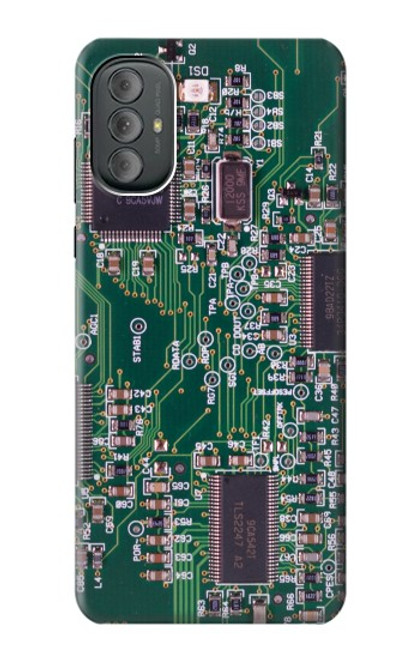 W3519 Electronics Circuit Board Graphic Funda Carcasa Case y Caso Del Tirón Funda para Motorola Moto G Power 2022, G Play 2023