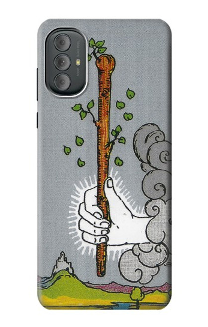 W3723 Tarot Card Age of Wands Funda Carcasa Case y Caso Del Tirón Funda para Motorola Moto G Power 2022, G Play 2023