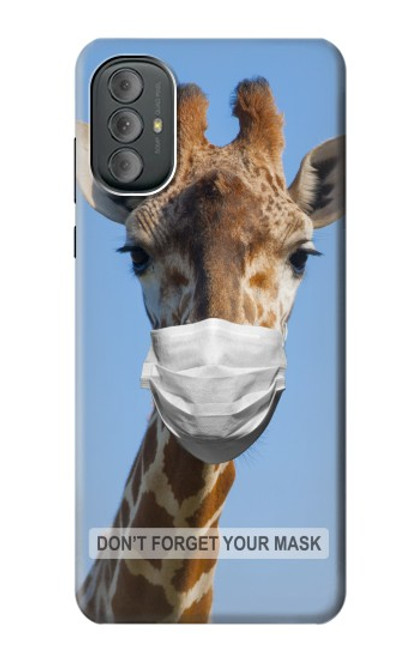 W3806 Funny Giraffe Funda Carcasa Case y Caso Del Tirón Funda para Motorola Moto G Power 2022, G Play 2023