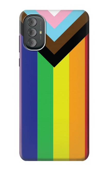 W3846 Pride Flag LGBT Funda Carcasa Case y Caso Del Tirón Funda para Motorola Moto G Power 2022, G Play 2023