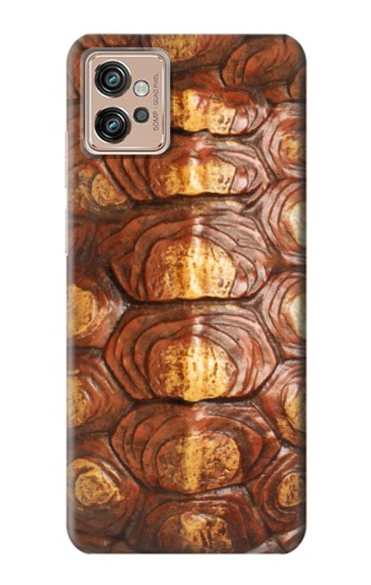 W0579 Turtle Carapace Funda Carcasa Case y Caso Del Tirón Funda para Motorola Moto G32