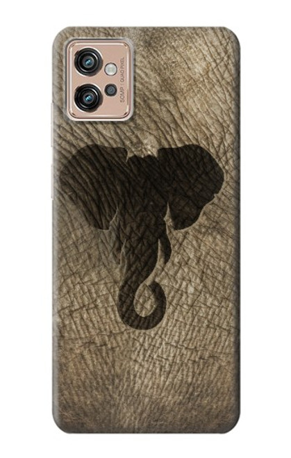 W2516 Elephant Skin Graphic Printed Funda Carcasa Case y Caso Del Tirón Funda para Motorola Moto G32