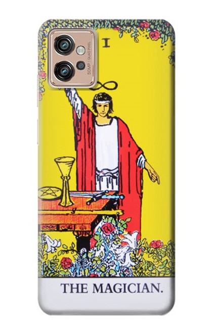 W2806 Tarot Card The Magician Funda Carcasa Case y Caso Del Tirón Funda para Motorola Moto G32