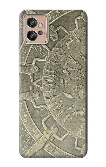 W3396 Dendera Zodiac Ancient Egypt Funda Carcasa Case y Caso Del Tirón Funda para Motorola Moto G32