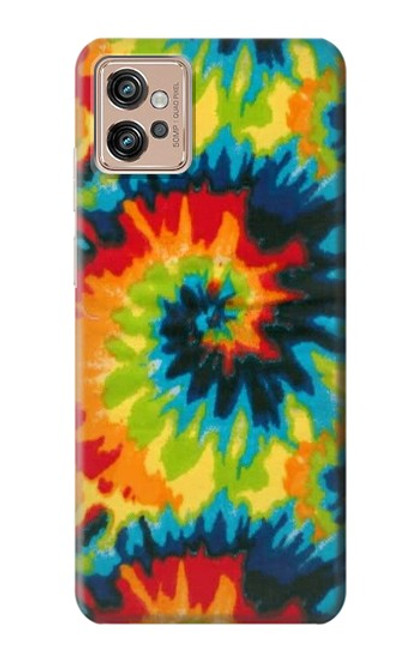 W3459 Tie Dye Funda Carcasa Case y Caso Del Tirón Funda para Motorola Moto G32