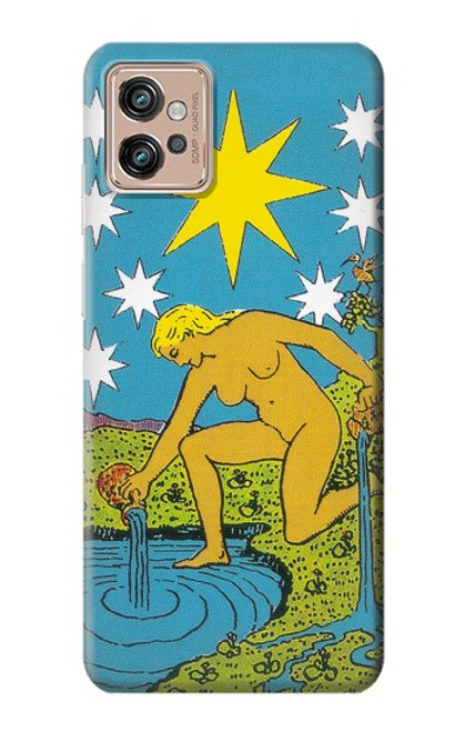 W3744 Tarot Card The Star Funda Carcasa Case y Caso Del Tirón Funda para Motorola Moto G32