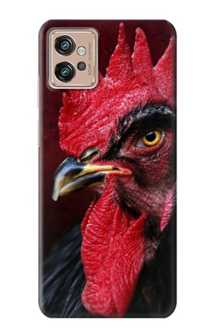 W3797 Chicken Rooster Funda Carcasa Case y Caso Del Tirón Funda para Motorola Moto G32