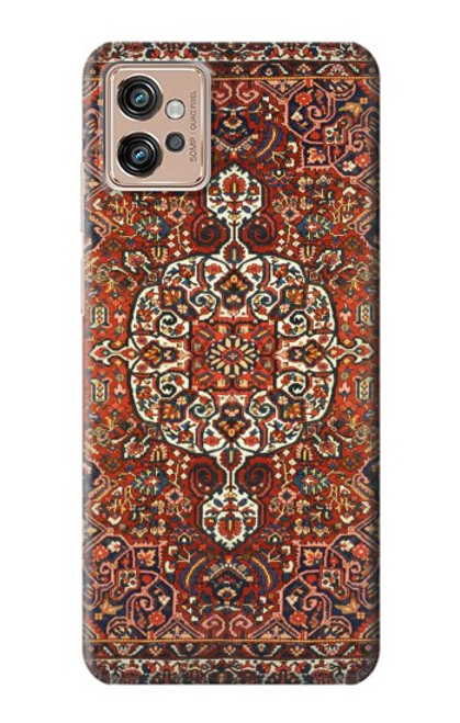 W3813 Persian Carpet Rug Pattern Funda Carcasa Case y Caso Del Tirón Funda para Motorola Moto G32