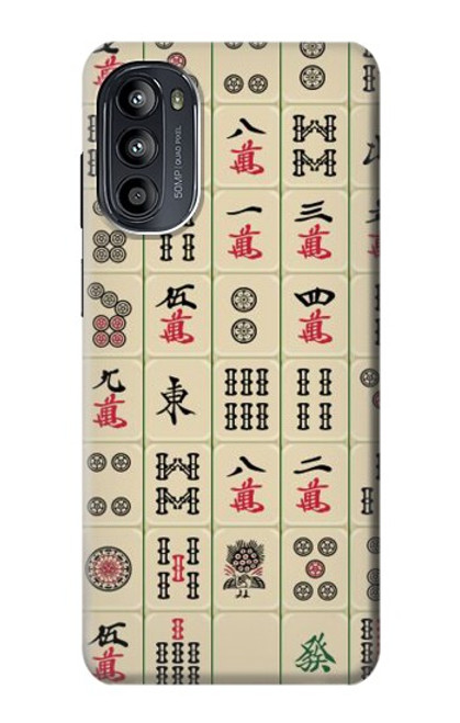 W0802 Mahjong Funda Carcasa Case y Caso Del Tirón Funda para Motorola Moto G52, G82 5G