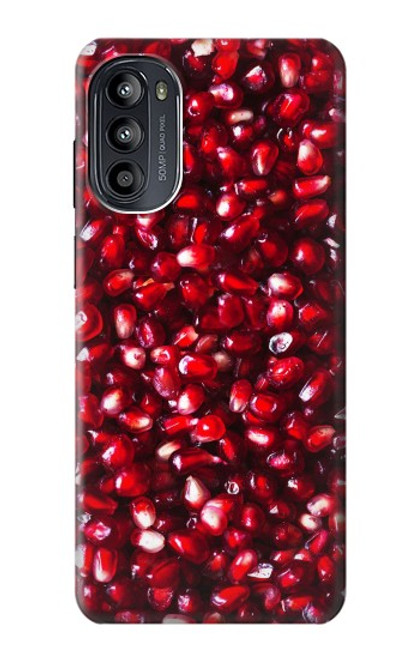 W3757 Pomegranate Funda Carcasa Case y Caso Del Tirón Funda para Motorola Moto G52, G82 5G