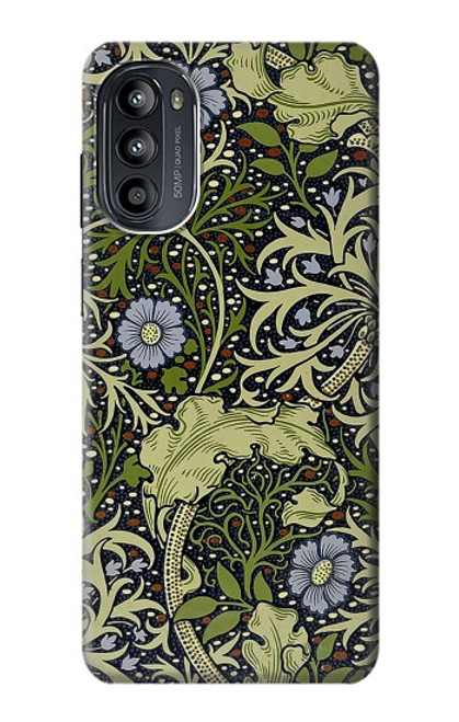 W3792 William Morris Funda Carcasa Case y Caso Del Tirón Funda para Motorola Moto G52, G82 5G