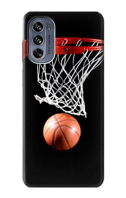 W0066 Basketball Funda Carcasa Case y Caso Del Tirón Funda para Motorola Moto G62 5G